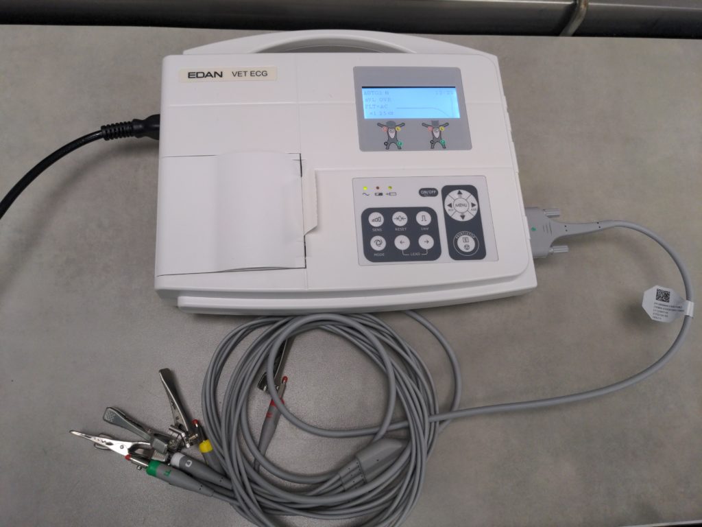 Electrocardiogramme VET-ECG-VE-100 fourni par ManoMedical